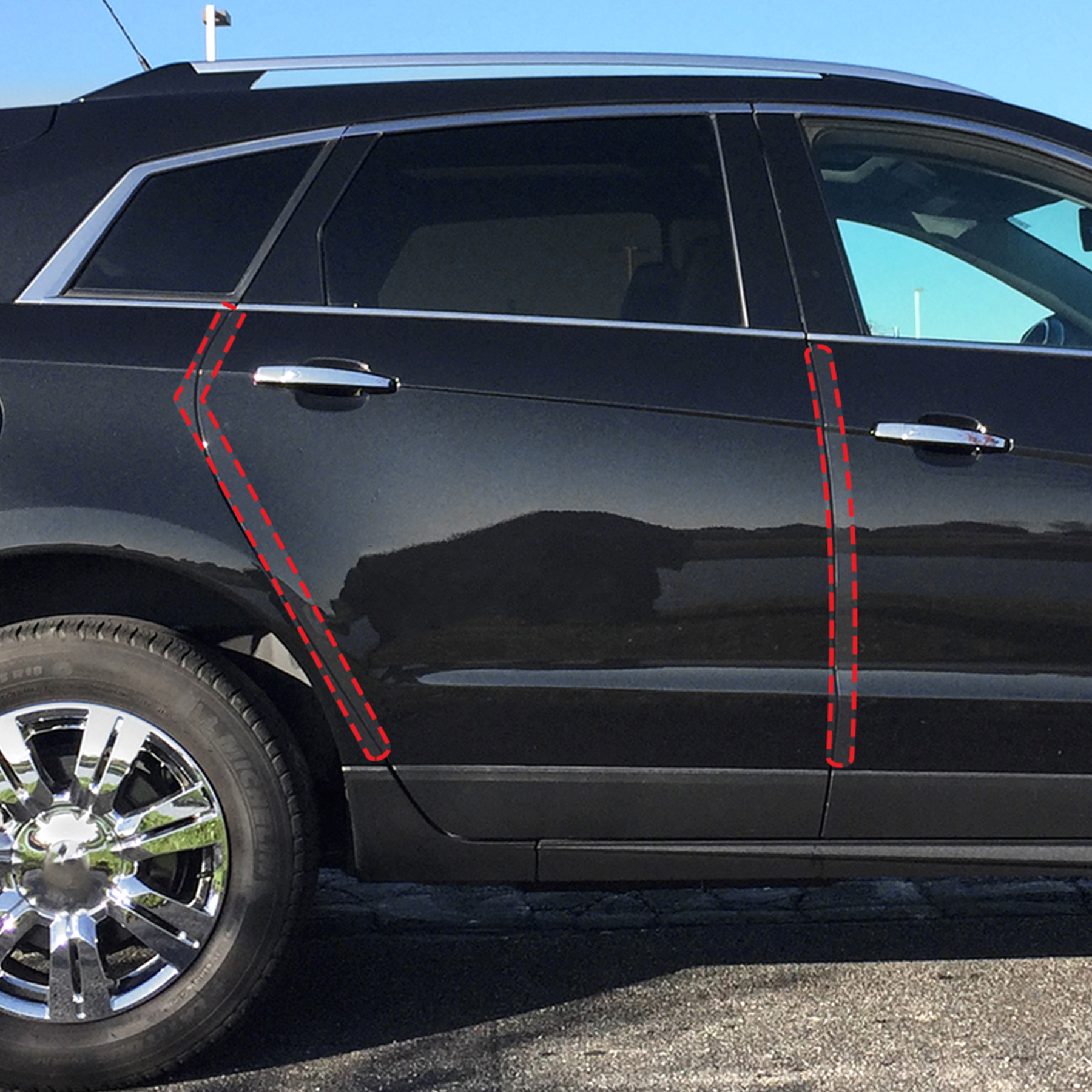 Red Hound Auto Door Edge Lip Guards 20102016 Compatible with Cadillac