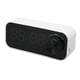 thumbnail image 1 of Altavoz Bluetooth Despertador Radio Digital Pantalla LED Subwoofer Mini Espejo Altavoz Bluetooth Despertador para Dormitorio Blanco, 1 of 12