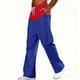 thumbnail image 4 of Ceisia Men Casual Sport Solid Color Pants Elastic Waist Drawstring Pocket Gift Trousers, 4 of 9
