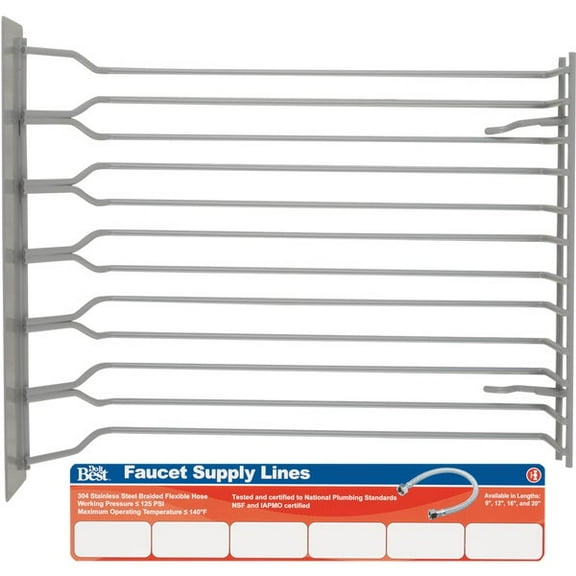 SIM Supply, Inc. Faucet Supply Displ Rack P-F40-148