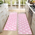 thumbnail image 4 of Kitchen Rugs Sets Of 2,Pink Cute French Bulldogs Anti Fatigue Kitchen Mat Rugs Non Slip Washable,Decorative Kitchen Floor Mats for Kitchen,Sink,Laundry,17"X47", 4 of 5