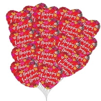PMU Valentine’s Day Heart Shaped Textured Hearts 18 Inch Mylar-Foil Balloon Valentine's Day, Proposal, Special Events, Photo Props Party Decoration and Accessories (25/Pkg) Pkg/1