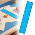 thumbnail image 5 of 6 Inch Plastic Straight Ruler, Multicolor Clear Centimeter Measuring Scale, Study Ruler, Multicolor Clear Measuring Ruler, Colored Plastic Drafting Ruler, Precise Measuring Ruler,Blue 10PC, 5 of 5