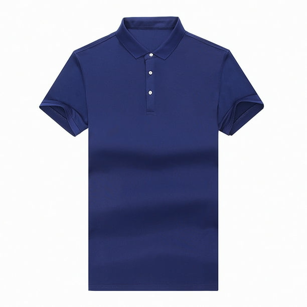 Navy blue polo on sale walmart