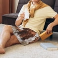 thumbnail image 3 of Wukai Yak Men’s Short Pajama Pants With Pockets Soft Sleep Pj Shorts for Men-, 3 of 6