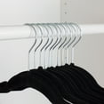 thumbnail image 4 of Home Basics FH01140 Sunbeam Velvet Hanger Black,, 4 of 5