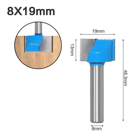 

1pc 8mm Cleaning bottom Engraving Bit solid carbide router bit Woodworking Tools