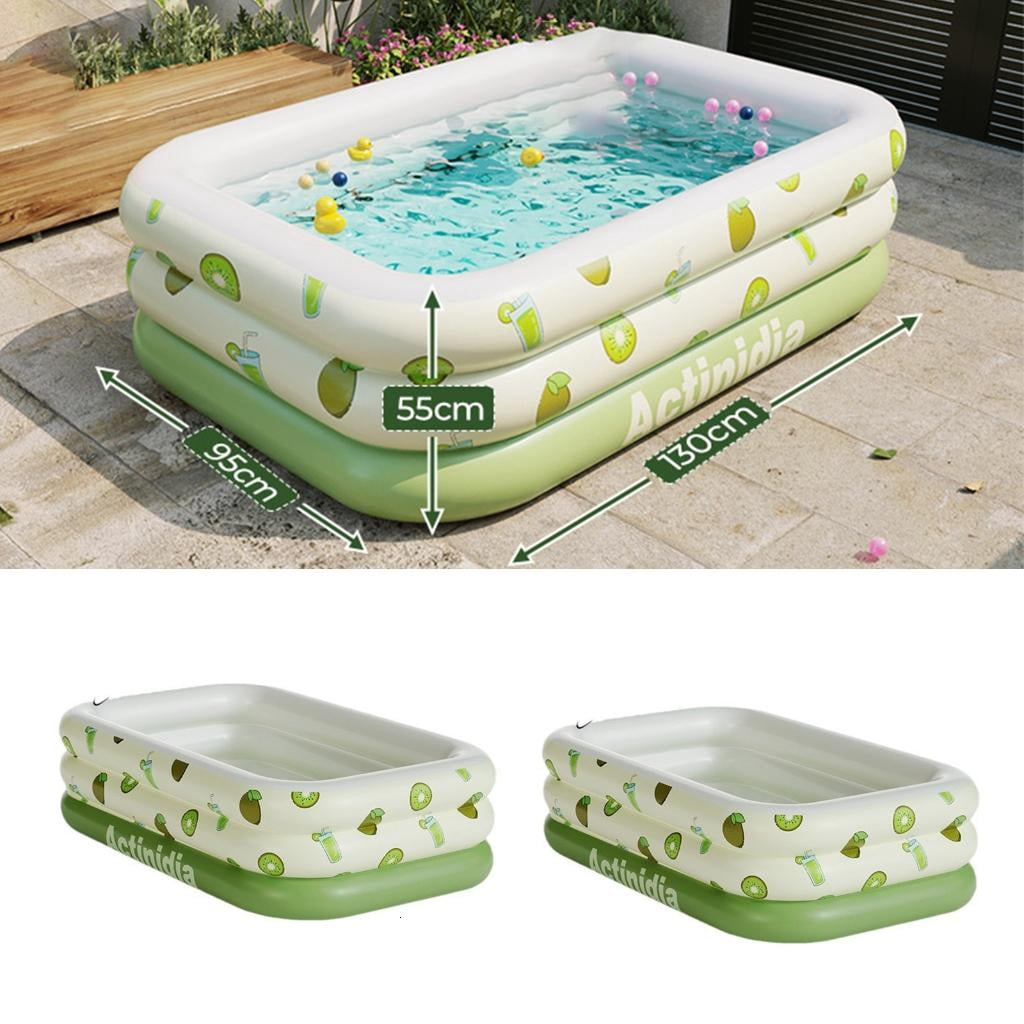 Yihuala Large Size Family Outdoor Water Pool Cartoon Pattern Inflatable Swimming Pool PVC Inflatable Tanning Pool Enduring