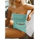 thumbnail image 4 of Traje de baño de 2 piezas para mujer con hombros descubiertos y cintura alta MFZFUKR HMHZ250-1, 4 of 6