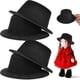 thumbnail image 1 of FELTECHELECTR 4 piezas de sombreros formales pequeños para muñecas pequeñas, accesorios para muñecas, ropa para muñecas, sombreros y adornos., 1 of 4