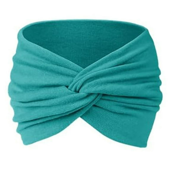 Under $5 Vokbdy Bohemian Headband A, 1Pcs Wide Headbands for Women Women, Headbands Extra Turban for Lady Large Sport Workout Non Slip Big Hair