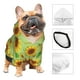 thumbnail image 3 of Fotbe Sunflower Leaves Sudadera con Estampado para Perros Pequeños – Suéter con Capucha para Mascotas, Tela Suave de Forro Polar con Bolsillo-XX-Large, 3 of 7