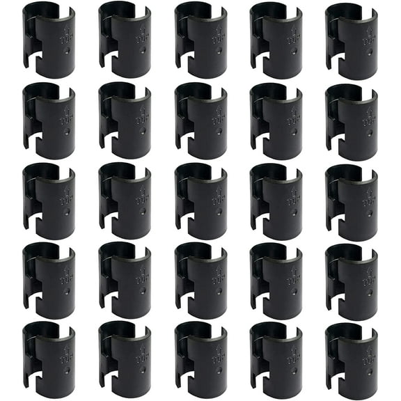 Wire Shelf Clips Shelving Sleeves WAFJAMF Shelf Lock Clips for 1" Post Shelving Sleeves Replacements for Wire Shelving System 50 Pack