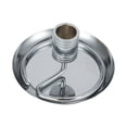 thumbnail image 2 of Quemador de bobinas Soporte de bobinas de quemador con bandeja Estante de exhibición de rollos de moxibustión de acero inoxidable estable simple para Plata, 2 of 8