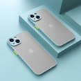 thumbnail image 1 of Étui Mate Antichoc pour iPhone 14 13 12 Pro Max Plus Mini Luxe Silicone Pare-Chocs Transparent Rigide, 1 of 5