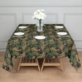 thumbnail image 3 of Green Camouflage Bigfoot Pattern Square Tablecloth,Waterproof Square Table Cover,Wipeable Spillproof Washable Table Cover for Home Kitchen Party Decor 52"x52"(132x132cm), 3 of 6