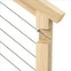 thumbnail image 2 of Paquete 80 Fundas Protectoras Biseladas en Ángulo 30 Grados y 3/16 Pulgadas, Protector Poste Madera para Barandilla Cables Escalera 1/8 Pulgadas, 5/32 Pulgadas y 3/16 Pulgadas, 2 of 5