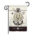 thumbnail image 2 of Breeze Decor 80203 Nautical U Monogram 2-Sided Impression Garden Flag - 13 x 18.5 in., 2 of 7