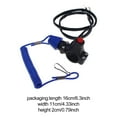 thumbnail image 6 of Wzmzjy Emergency Kill Switch with Lanyard 70cm Cable for 49cc Motorcycle Quad Blue, 6 of 6