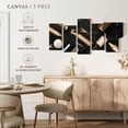 thumbnail image 5 of Elephant Stock Salon Tools Wall Art - Horizontal Multi Panel Canvas - Living Room Wall Decor - Fashion And Beauty Multi Panel - Black And Gold Decor - 66" x 33", 5 of 8