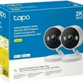 thumbnail image 2 of TP-Link Tapo 2K QHD Security Camera, 2-Pack, Indoor/Outdoor, 2024 PCMag Editor's Choice, Color Night Vision, Free Person/Pet/Vehicle Detection, Invisible IR Mode, SD Storage., 2 of 6
