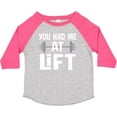 thumbnail image 3 of Inktastic Weightlifting You Had Me At Lift Boys or Girls Toddler T-Shirt, 3 of 5
