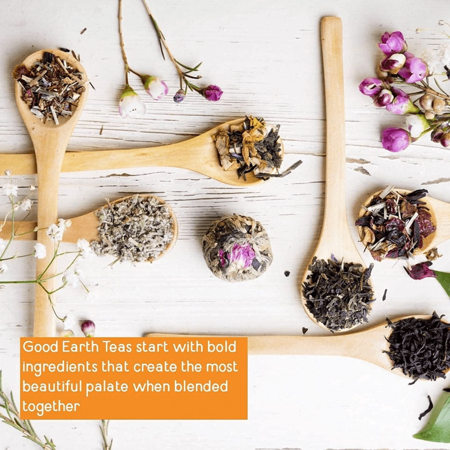 (3 pack) Good Earth, Sweet & Spicy, Herbal Black Tea, Tea Bags, 18 Count
