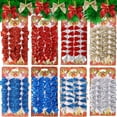 thumbnail image 2 of 120/12PCS Small Red Bow Pendant Christmas Tree Bow Pendant Home New Year Party Garland Gift Box Decoration DIY Handmade Supplies, 2 of 5