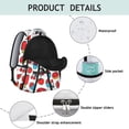 thumbnail image 4 of Donut-Themed Bookbag - Cute & Reliable Backpack for High School & College, Spacious Donut Print Bag for Work, Travel, Everyday Use, Supportive Straps, Fun Donut Gift, 4 of 6