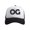 Black/White, variant on Gravity Threads OG Adjustable Trucker Hat - Black