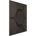 thumbnail image 2 of 19 5/8"W x 19 5/8"H Colony EnduraWall Decorative 3D Wall Panel, Universal Aged Metallic Weathered Steel (Covers 2.67 Sq. Ft.), 2 of 6