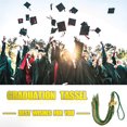 thumbnail image 2 of PVCS 5pcs 2021 Green Gold Graduation Cap Tassels Mix Color for Graduate Hats Parties Ceremonies, 2 of 5