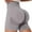 Grey, variant on Women's High Waisted Stretchy Denim Bermuda Shorts Workout Yoga Gym Seamless Cycling Baggy Dressy Casual Womens Jorts S-XL