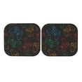thumbnail image 5 of Lsque Gamepad Joystick Game 2 PCS Windshield Sun Shade | CarFoldable Window Covers | Car Accessories Reflect UV for Universal Cars SUV Truck | Large, 5 of 7