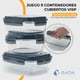 thumbnail image 5 of Juego de Contenedores de Vidrio con Tapa Hermética y Cubiertos 9 piezas Gaon, 5 of 10