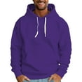 thumbnail image 6 of Mens Hoodies Soild Color Pullovers ,Spring Winter Oversize Loose Hoodie Casual Sweatshirt ,Long Sleeve Full Zip Hooded With Pocket Outerwear Clothes XXL, 6 of 6
