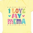 thumbnail image 4 of Inktastic I Love My Mema Grandchildren Girls Baby Bodysuit, 4 of 5