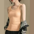 thumbnail image 4 of XuJwPNcy Women Ribbed Tank Tops Built in Bra Sleeveless Basic Tank Top Workout Camisole Tees Undershirt Yoga Tank, 4 of 7