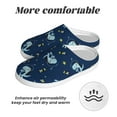 thumbnail image 6 of Kdxio Space Dinosaur Women's Men's Slippers Plush Slip-On House Slipper for Winter Indoor Soft Cushion Non-slip Fluffy Slides Slippers-39/40, 6 of 7