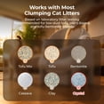 thumbnail image 4 of HHOLOVE ABRCT L1 Pro Open Top Smart Automatic Cat Litter Box 60L Self Cleaning Cat Toilet WiFi App Control Quiet Odor Control white(Gray), 4 of 10
