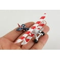 thumbnail image 2 of Curtiss JN-4 Training Aircraft Red & White w/Blue Tail "US Flag Livery" with Runway Section Diecast Model Airplane by Runway24, 2 of 9
