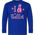 thumbnail image 3 of Inktastic I Love Ballet Long Sleeve Youth T-Shirt, 3 of 5