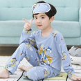 thumbnail image 1 of Pijamas de Disney, conjunto de Pijamas para niños, ropa de dormir para niños, pantalones de manga corta de verano para niñas, Pijama fino de dibujos animados para niños, altura infantil de 110-120cm zhangmengya CONDUJO, 1 of 2