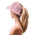 thumbnail image 2 of GENZCHAO Women's High Ponytail Baseball Cap Summer, Mesh Breathable Baseball Hat, Lightweight Water-Resistant Quick-Dry Summer Cap, 2 of 16