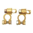 thumbnail image 3 of MERIGLARE 2 Pieces Generic Battery Terminal Connectors Battery Terminal End Clamps Hole Heads, 3 of 9