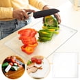 thumbnail image 2 of TERGAYEE Acrylic Cutting Boards with Counter Lip,Clear Cutting Board for Countertop Non Slip,Counter Countertop for Home Kitchen Restaurant,For Counter Countertop Protector Home Restaurant, 2 of 5