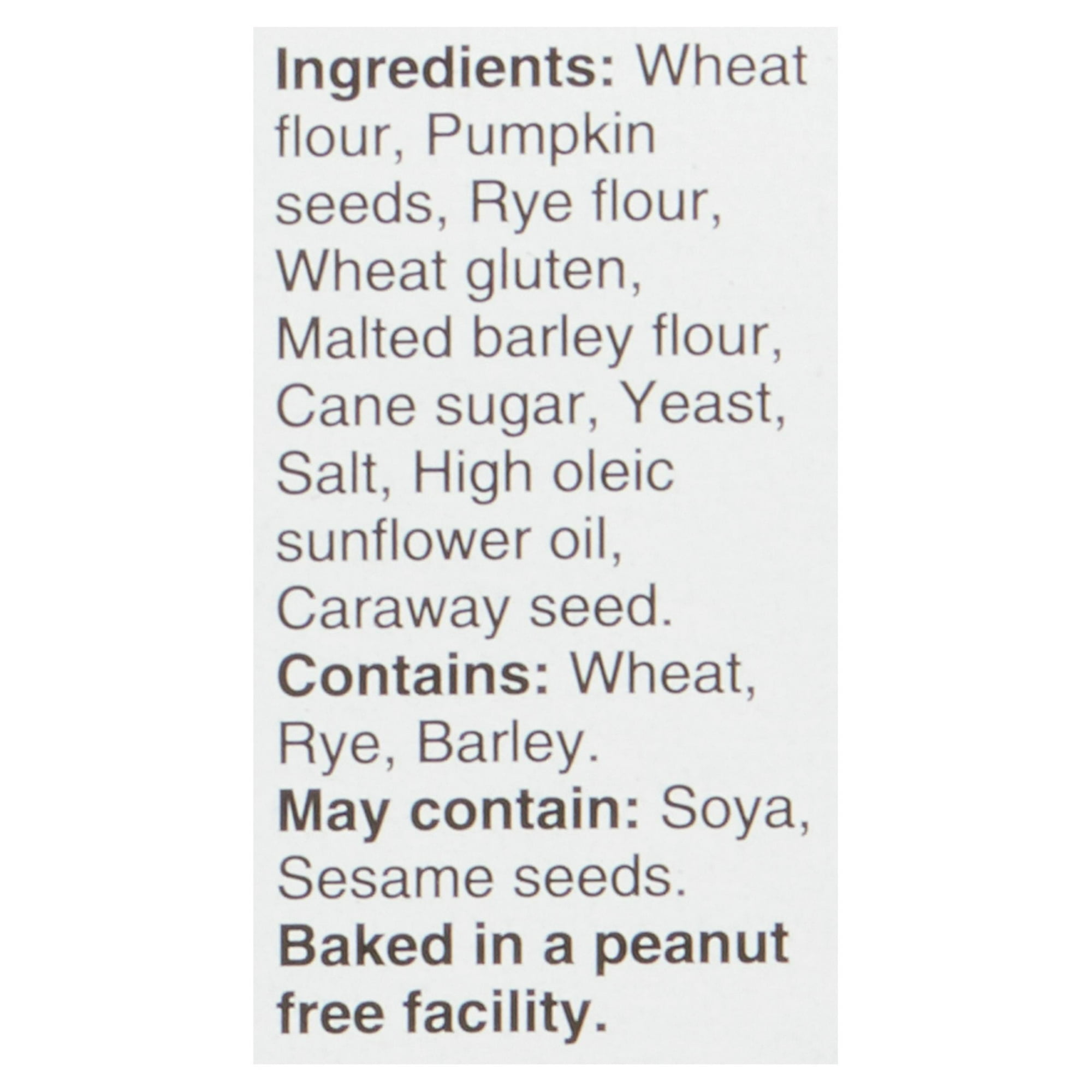 Boulangerie Grissol Melba Toast Rye with Seeds, Dare, Pack of 10, 350 g