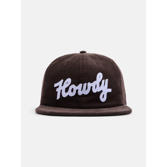 George Men's Howdy Washed Cotton Corduroy Hat, Brown