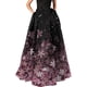 thumbnail image 1 of Falda larga para mujer con estampado floral, estilo bohemio, cintura alta, falda larga con tirantes, 1 of 4