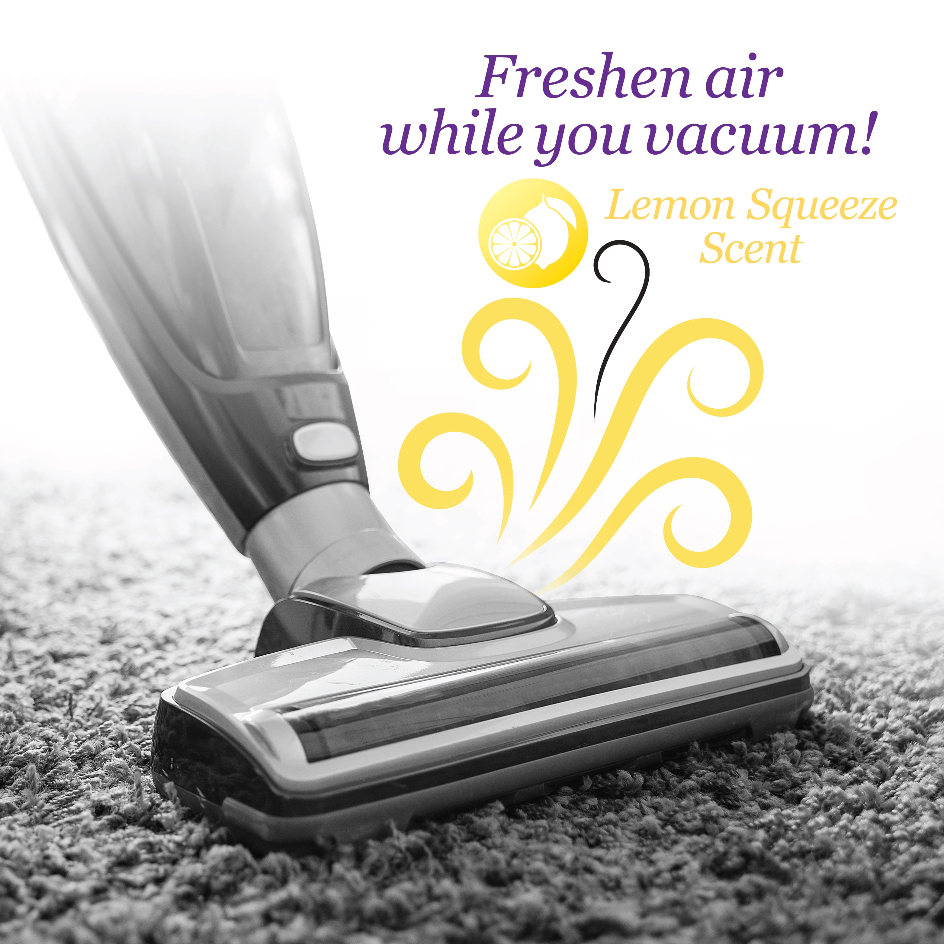 PLASTELL VacScents Vacuum Air Freshener Bars, Lemon Squeeze, 2 Pack
